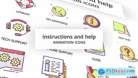 Instructions & Help - Animation Icons 29201886