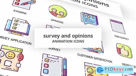 Survey & Opinions - Animation Icons 29201945
