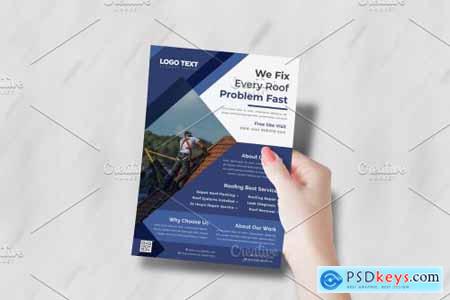 Roofing Customization Flyer Template 5546357