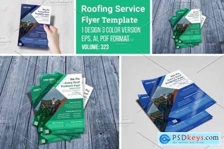 Roofing Customization Flyer Template 5546357