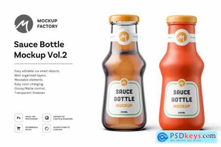 Sauce Bottle Mockup Vol.2 4545977