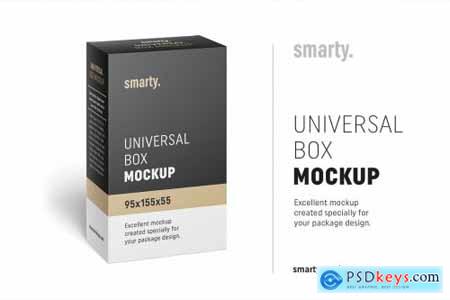Universal box mockup 95x155x55 4511313