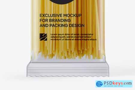 Clear Bag With Pasta Mockup 5558044