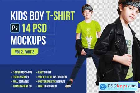Kids Boy T-Shirt Mockups Vol2 Part-2 5336717