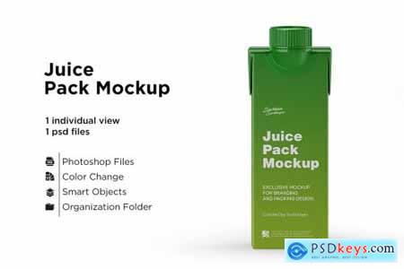 Juice Pack with Screw Cap Mockup 5558036
