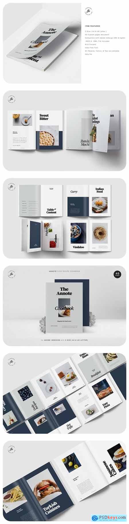 Annote Food Recipe Cookbook