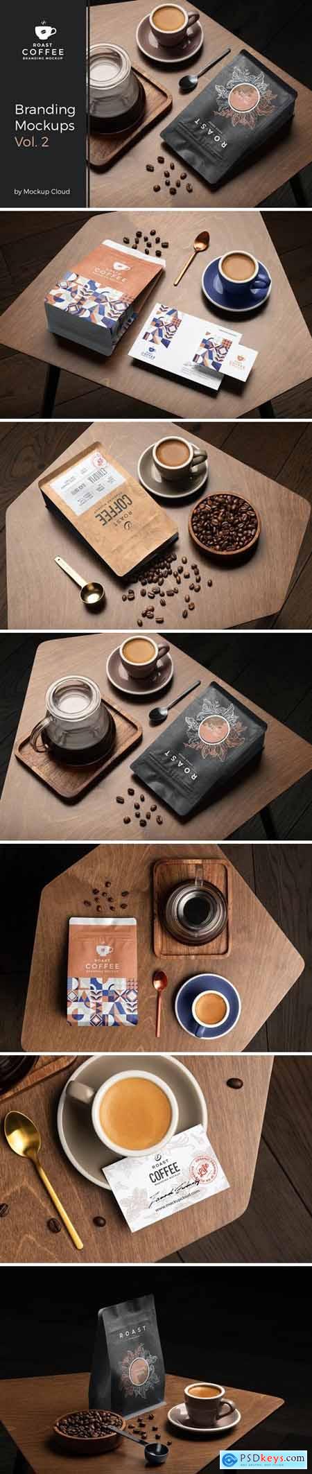 Roast  Coffee Branding Mockup Vol.2
