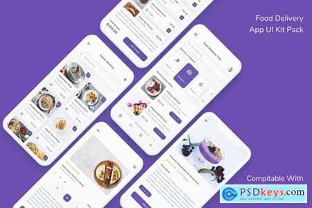 Food Delivery App UI Kit Pack