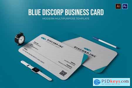 Blue Discorp - Business Card