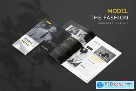 Model Fashion Trend - Brochure Template