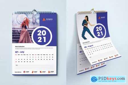Fashion Product Wall Calendar Design 2021