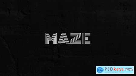 Maze - Animated Typeface 29299085