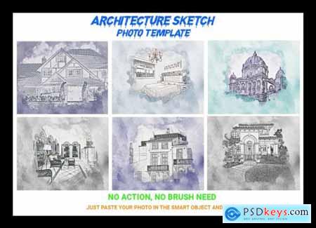 Architecture Sketch Photo Template 4545095
