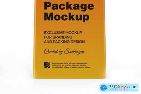 CreativeMarket Carton Package With Plastic Cap 5558121