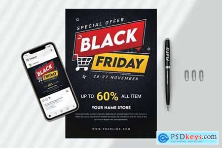 Black Friday Flyer and Banner Template