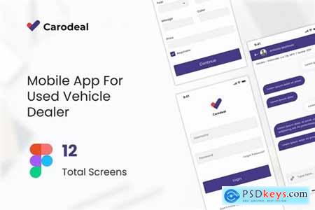 Carodeal - Used Car Dealer UI kit Figma