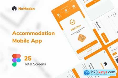 NoMaden - Accommodation UI kit Figma