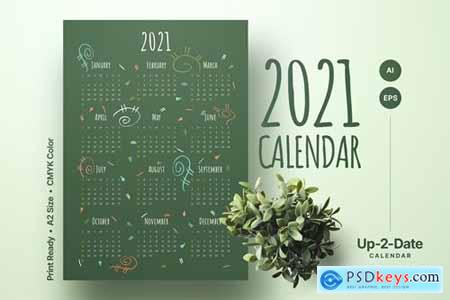 Calendar 2021 GZXZ7QB