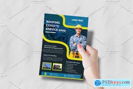 Roofing Company Promotional Flyer 5546303
