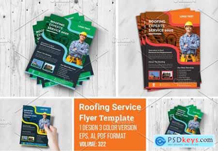 Roofing Company Promotional Flyer 5546303