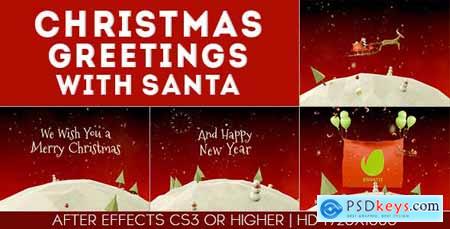 Christmas Greetings with santa 9456839