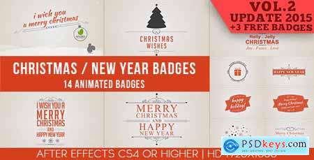 Christmas - New Year Badges 6020452
