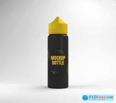 Vape liquid bottle mockup