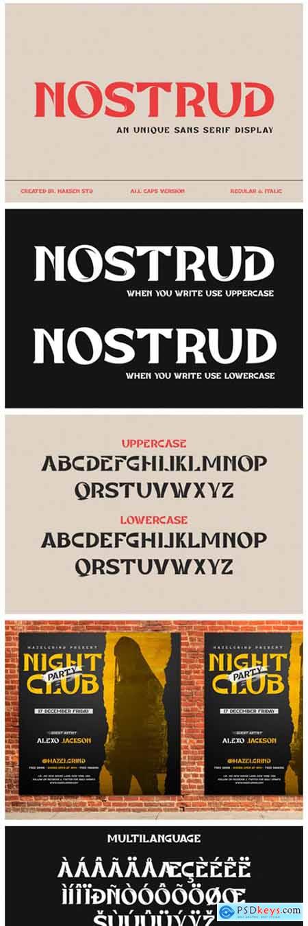 Nostrud Font