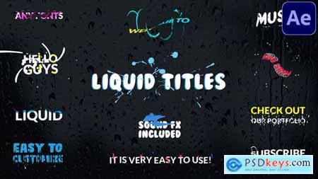 Liquid Titles - After Effects 29350548