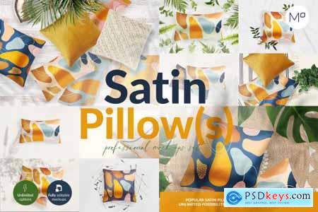 Satin Pillow 12x Mockups Generator 5466339