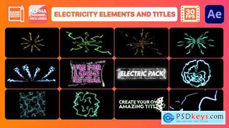 Electricity Elements And Titles - After Effects 29363381