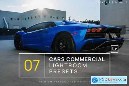 7 Cars Commercial Lightroom Presets + Mobile
