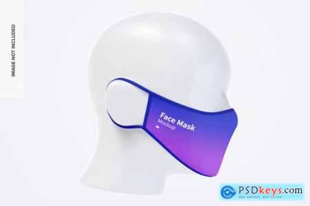 Face mask mockup