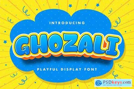 Ghozali - Playful Display Font