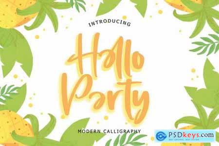 Hello Party Modern Calligraphy