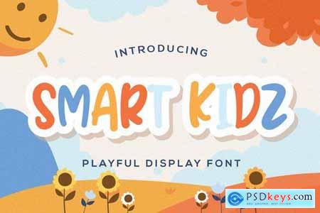 Smart Kidz - Playful Display Font