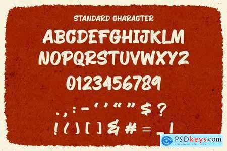 Wores Paint - Casual Display Font