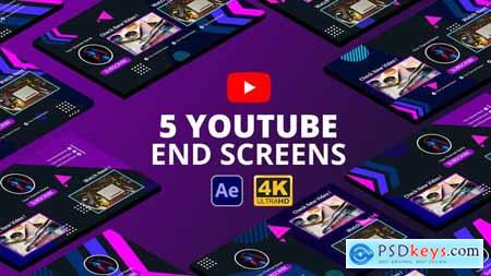 YouTube End Screens Vol.4 - After Effects 29369285