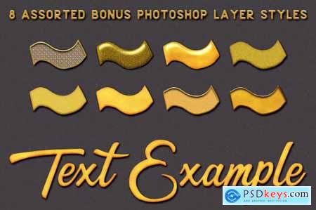 Gold Bling Photoshop Layer Styles 5115006
