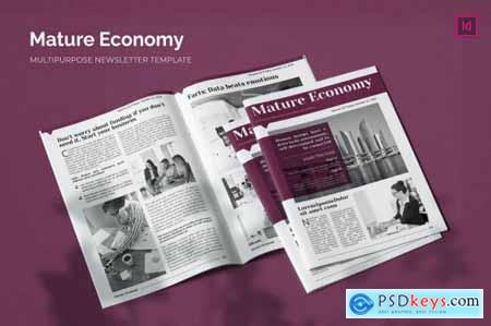 Mature Economy - Newsletter Template
