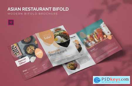 Asian Restaurant - Bifold Brochure