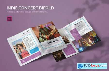 Indie Concert - Bifold Brochure