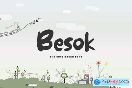 Besok - The Cute Brush Font