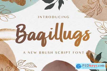 Baqillugs - Brush Script Font