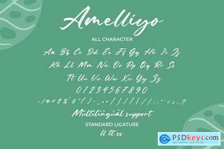 Amelliyo-Handwritten Font