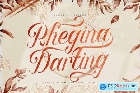 Rhegina Darling - Lovely Script Font