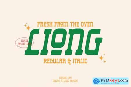 Liong - 2 fonts styles
