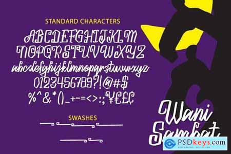 Wani Sambat - Halloween Font