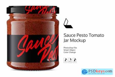 Sauce Pesto Tomato Mockup 4931469