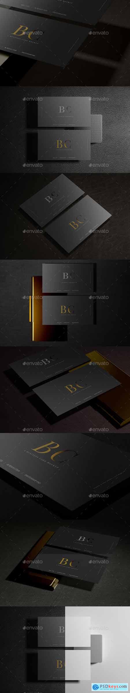 Dark Business Card Mockups 29316158